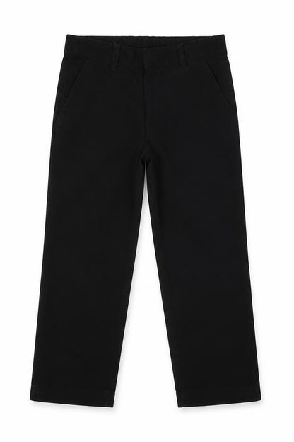 Front view of Marks & Spencer boys’ black dress pants trousers, size 6-7, years