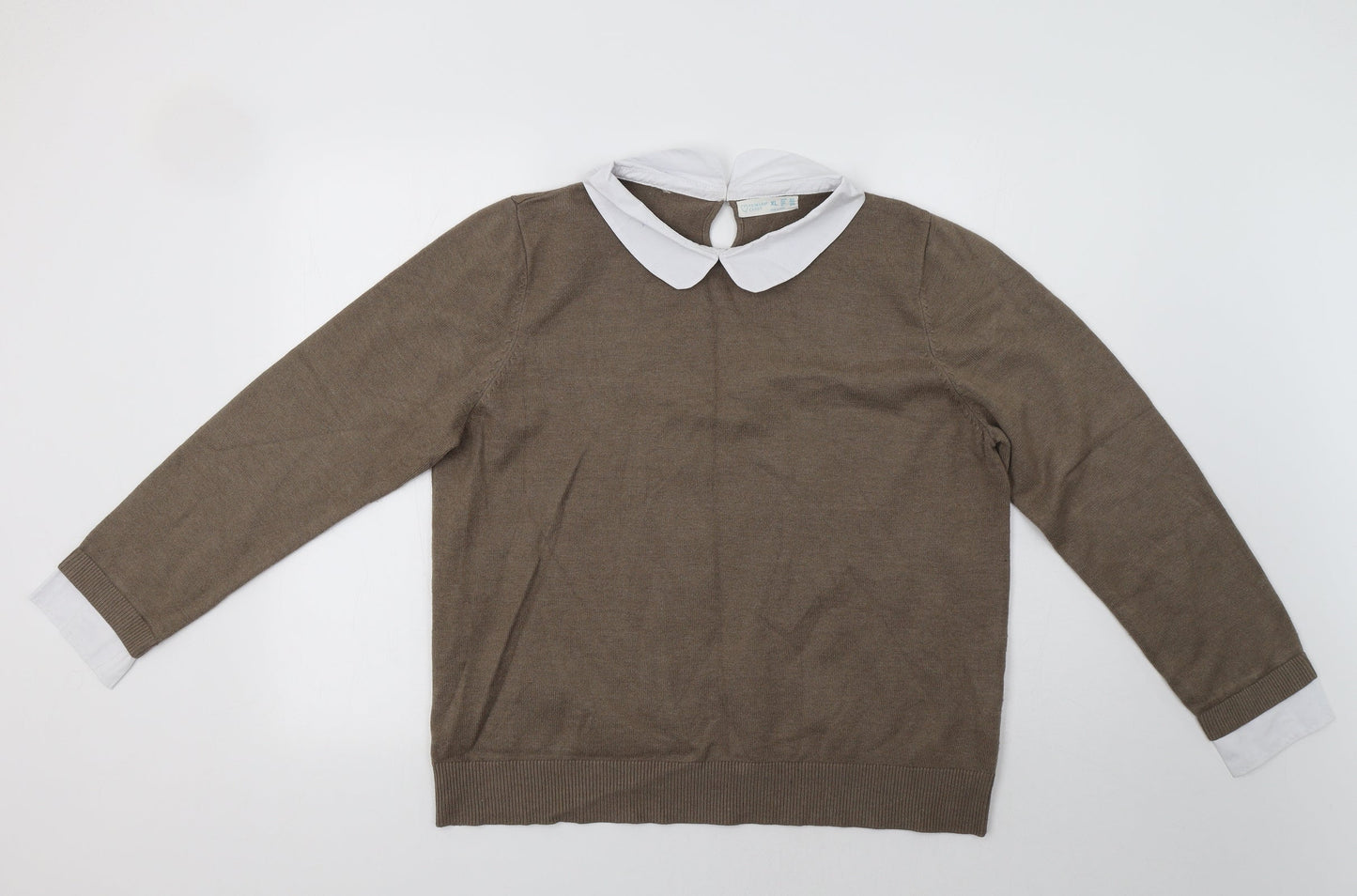 Primark Womens Beige   Pullover Jumper Size XL