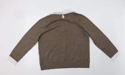 Primark Womens Beige   Pullover Jumper Size XL