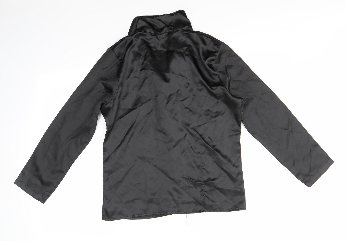 Camille Womens Black   Basic Button-Up Size 12
