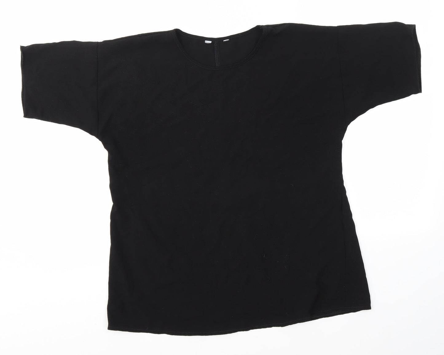 F&F Womens Black   Basic Blouse Size 12