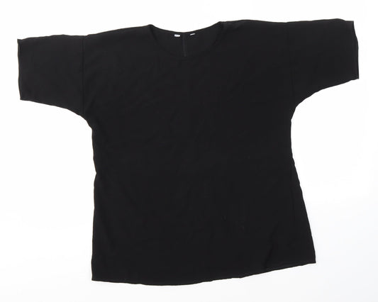 F&F Womens Black   Basic Blouse Size 12