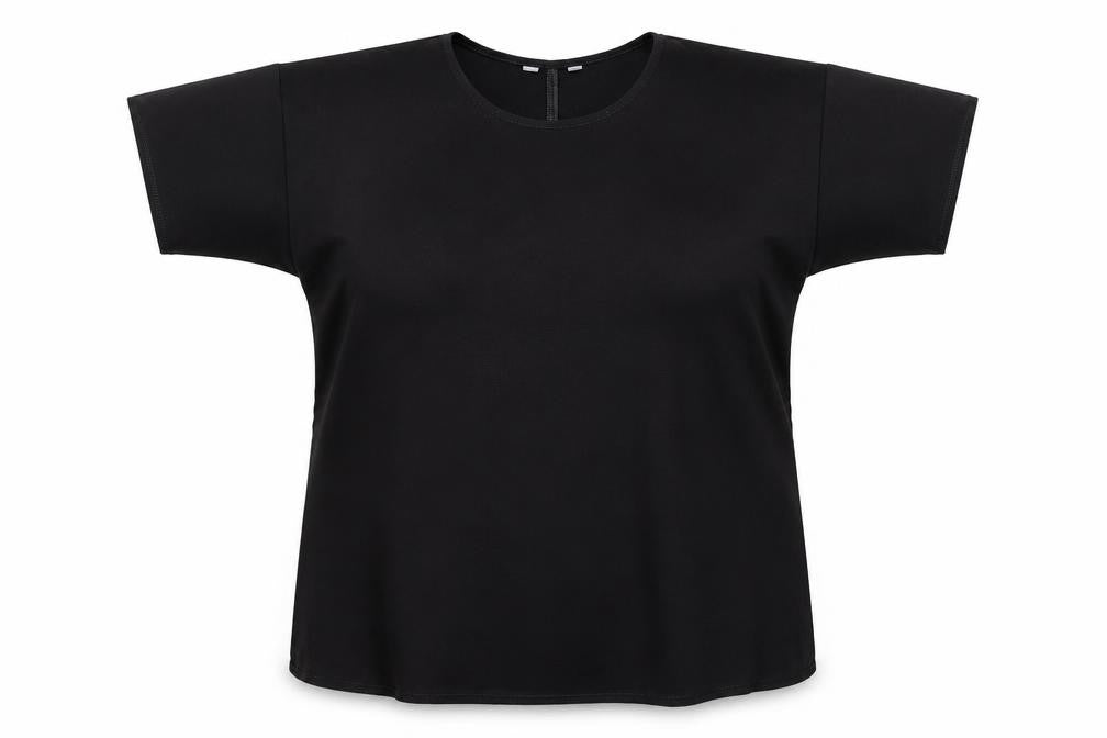 Womens UK Size 12 F&F Black Basic Blouse