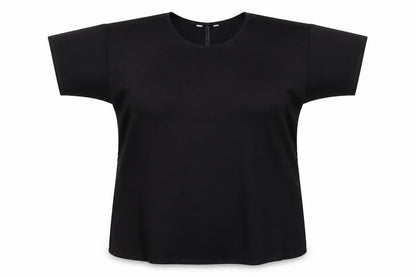 Womens UK Size 12 F&F Black Basic Blouse