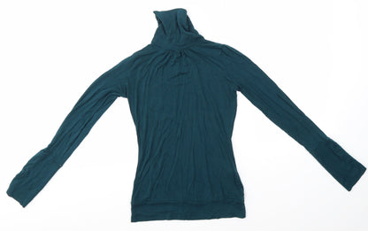 Womens UK Size 6 Warehouse Green Basic Blouse