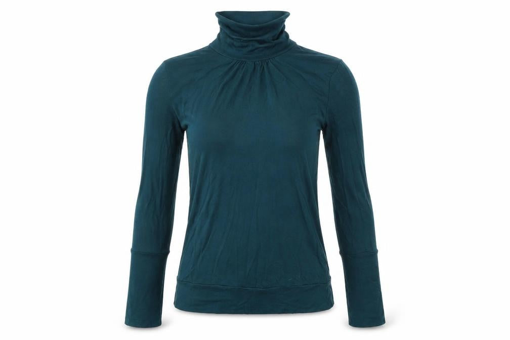 Womens UK Size 6 Warehouse Green Basic Blouse