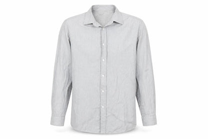 Mens UK Size L Burton Grey  Button-Up Long Sleeve Casual Shirt