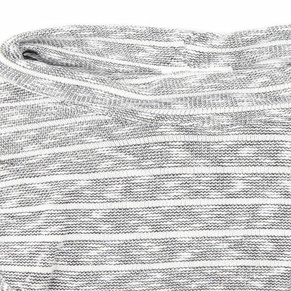 Close-up detail of John Paul Richard women’s multicoloured jumper, size M