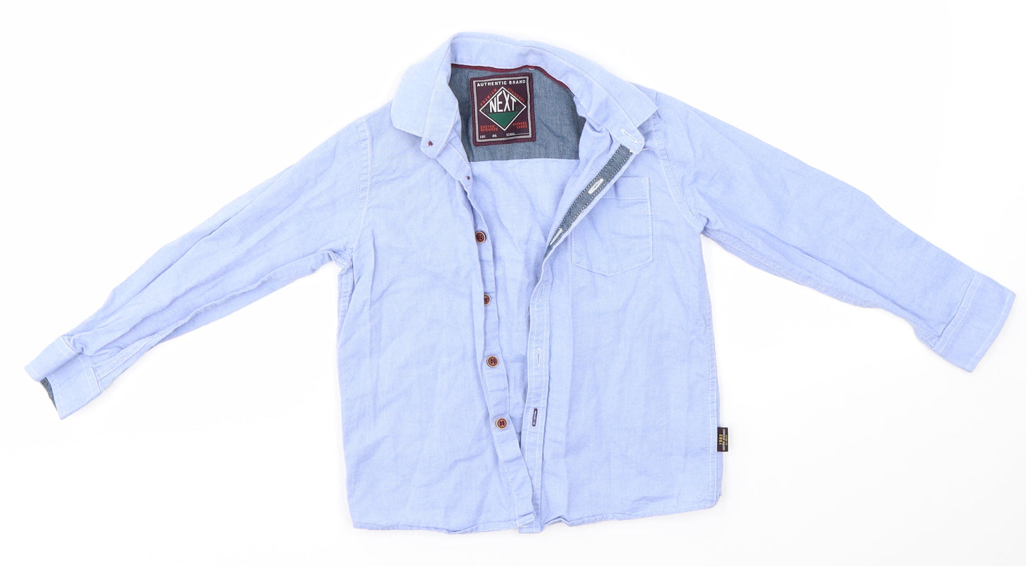 NEXT Boys Blue   Basic Button-Up Size 5 Years