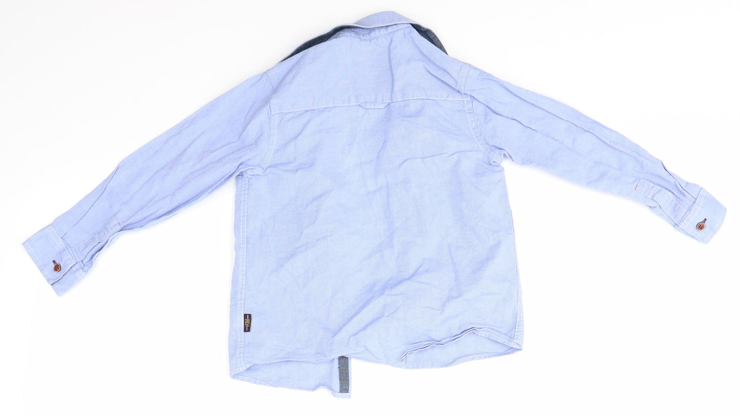 NEXT Boys Blue   Basic Button-Up Size 5 Years