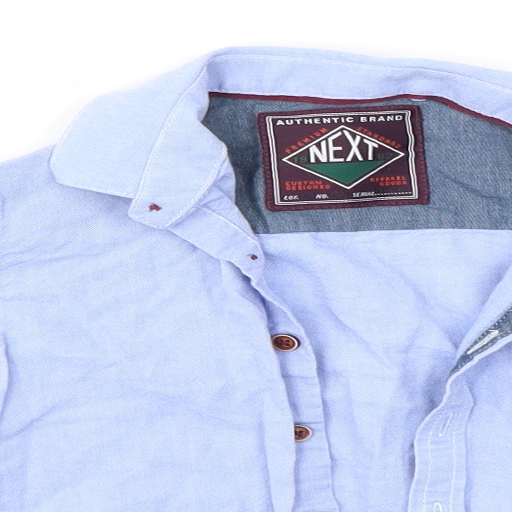 NEXT Boys Blue   Basic Button-Up Size 5 Years