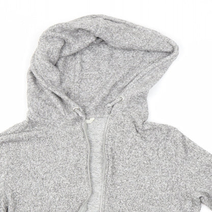 H&M Womens Grey   Full Zip Hoodie Size L