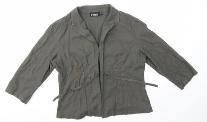 First Avenue Womens Grey   Jacket  Size 14