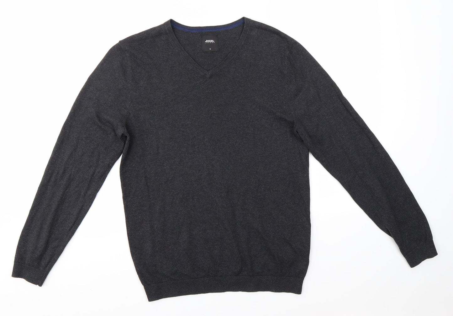 Burton Menswear Mens Grey   Pullover Jumper Size S