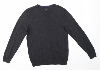 Burton Menswear Mens Grey   Pullover Jumper Size S