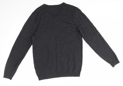 Burton Menswear Mens Grey   Pullover Jumper Size S