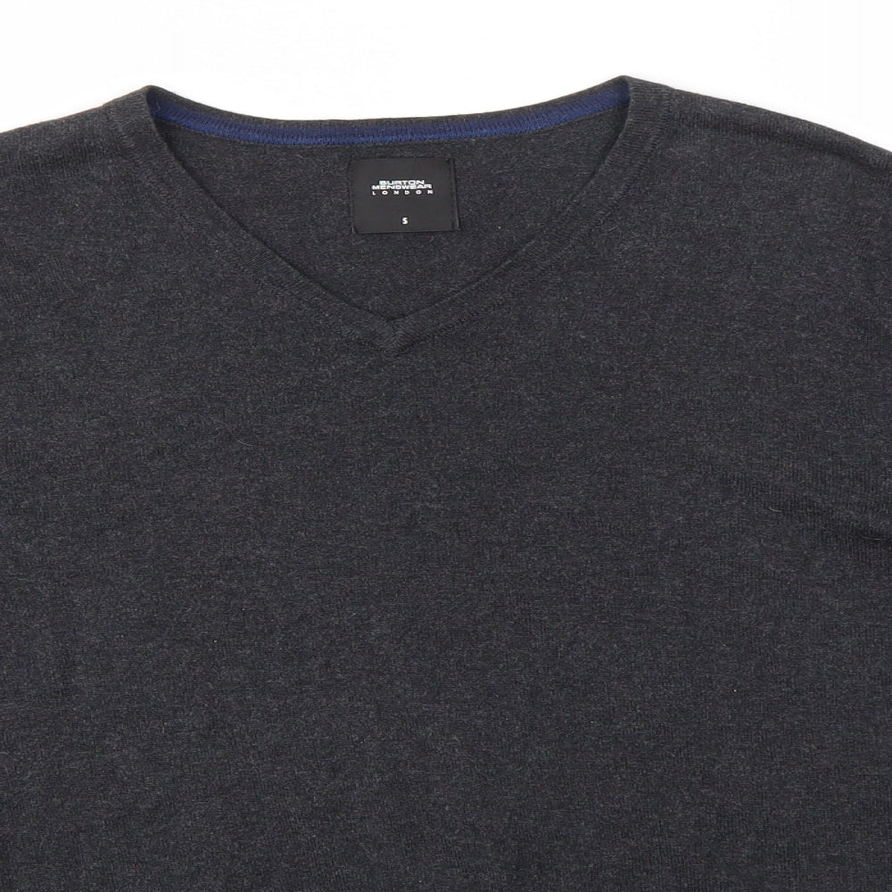 Burton Menswear Mens Grey   Pullover Jumper Size S