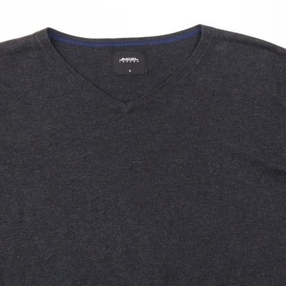 Burton Menswear Mens Grey   Pullover Jumper Size S