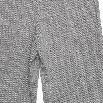 Womens UK Size 20 M&S Regular Fit Dress Pants Grey Trousers