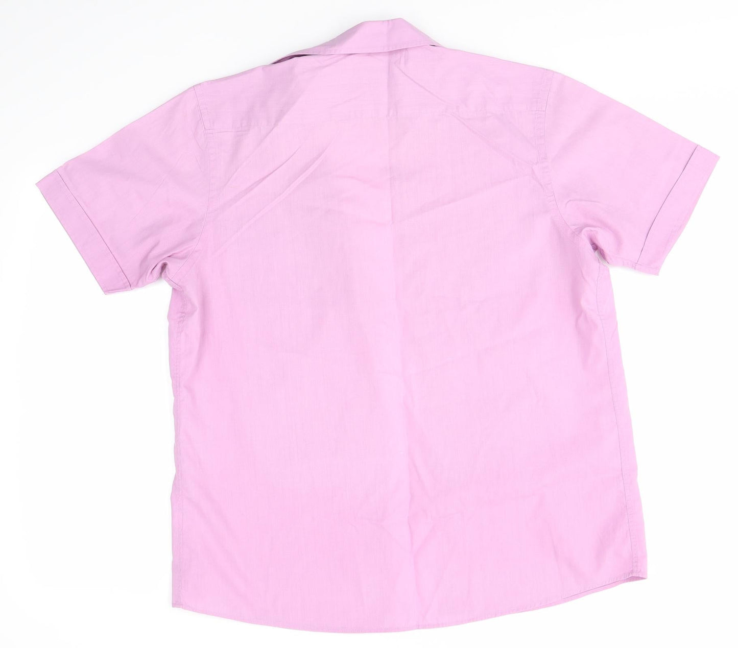 George Mens Purple    Button-Up Size L