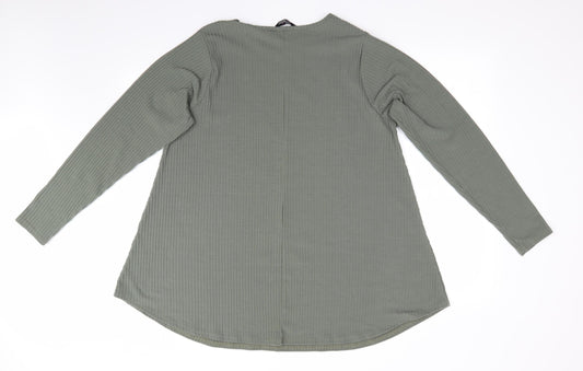 Limited Collection  Womens Green   Pullover Jumper   - Swing style pulover