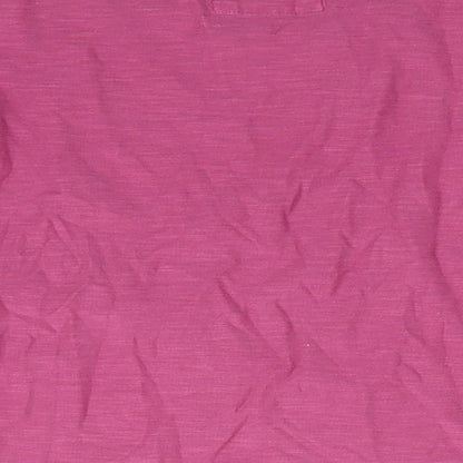 TU Girls Pink   Basic Casual Size 8 Years  - gathered shoulders