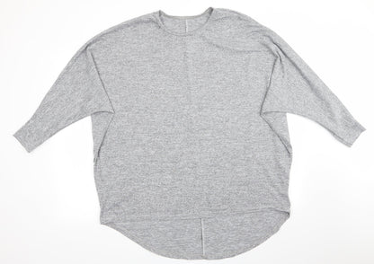 Womens UK Size  Preworn Grey Tunic Jumper