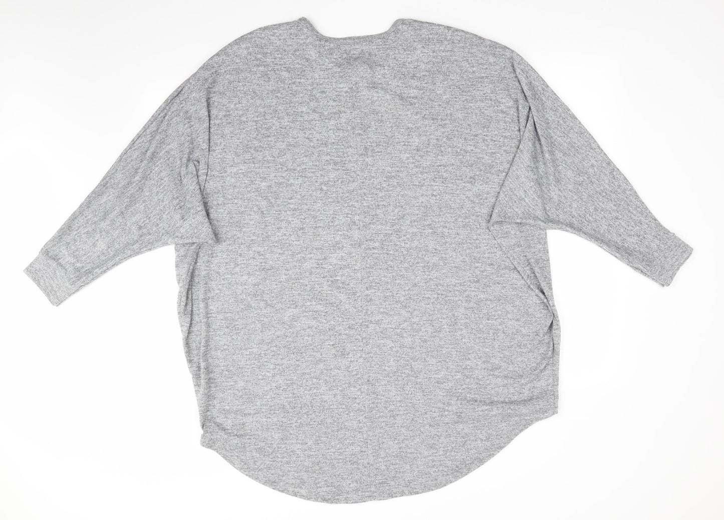 Womens UK Size  Preworn Grey Tunic Jumper