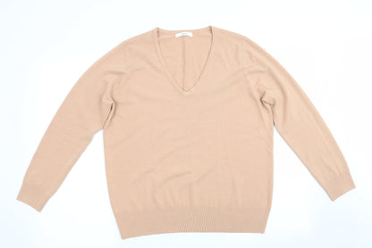 Womens UK Size  Marks and Spencer Beige Pullover Jumper
