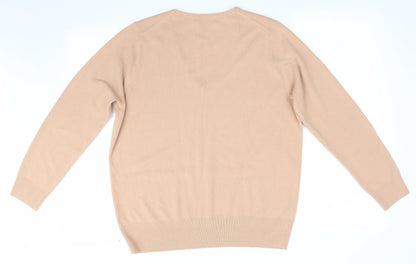 Womens UK Size  Marks and Spencer Beige Pullover Jumper