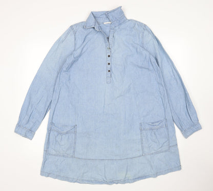 Topshop Womens Blue   A-Line  Size 8