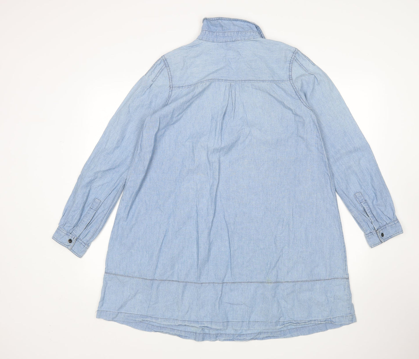 Topshop Womens Blue   A-Line  Size 8