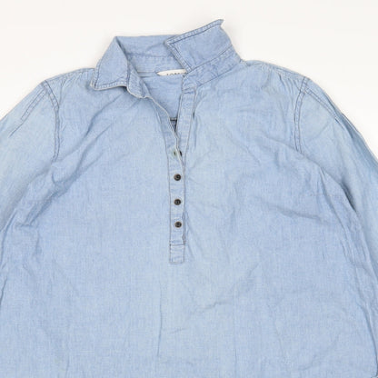 Topshop Womens Blue   A-Line  Size 8