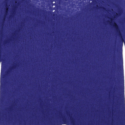 George Womens Purple   Pullover Jumper Size 10