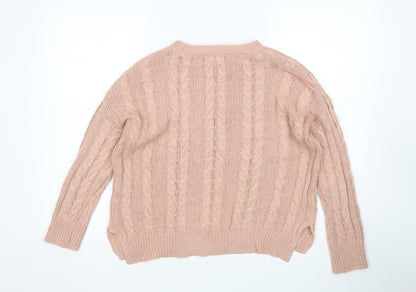 Womens UK Size S Atmosphere Pink Pullover Jumper