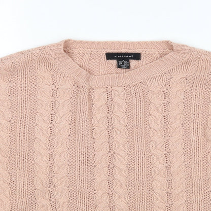 Womens UK Size S Atmosphere Pink Pullover Jumper