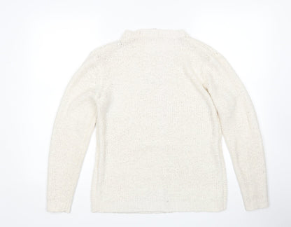 Vera Moda Womens Ivory   Pullover Jumper Size M