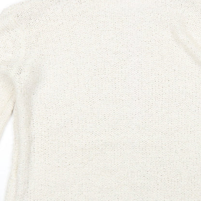 Vera Moda Womens Ivory   Pullover Jumper Size M