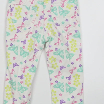 Lupilu Girls Multicoloured Animal Print   Jeans Size 18 Months