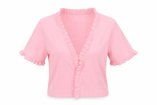 Womens UK Size S Reclaimed Vintage Pink Cardigan Jumper