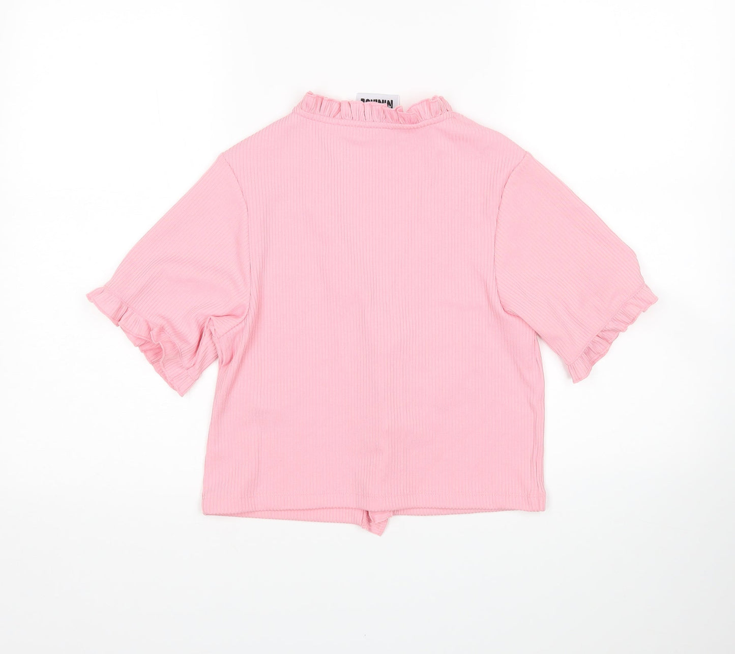 Womens UK Size S Reclaimed Vintage Pink Cardigan Jumper