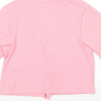 Womens UK Size S Reclaimed Vintage Pink Cardigan Jumper