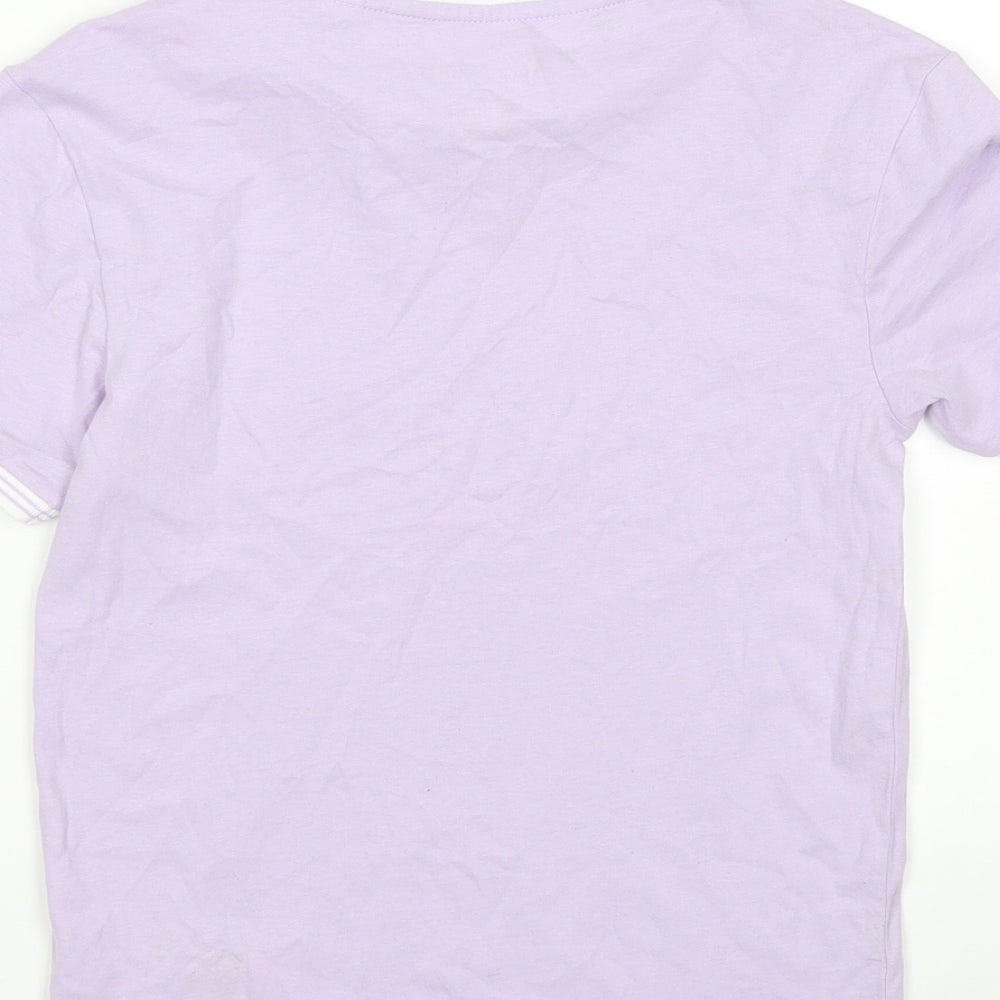 Womens UK Size 4 Jack Wills Purple Basic T-Shirt