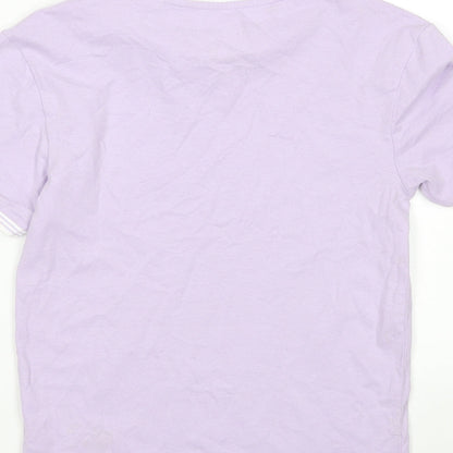 Womens UK Size 4 Jack Wills Purple Basic T-Shirt