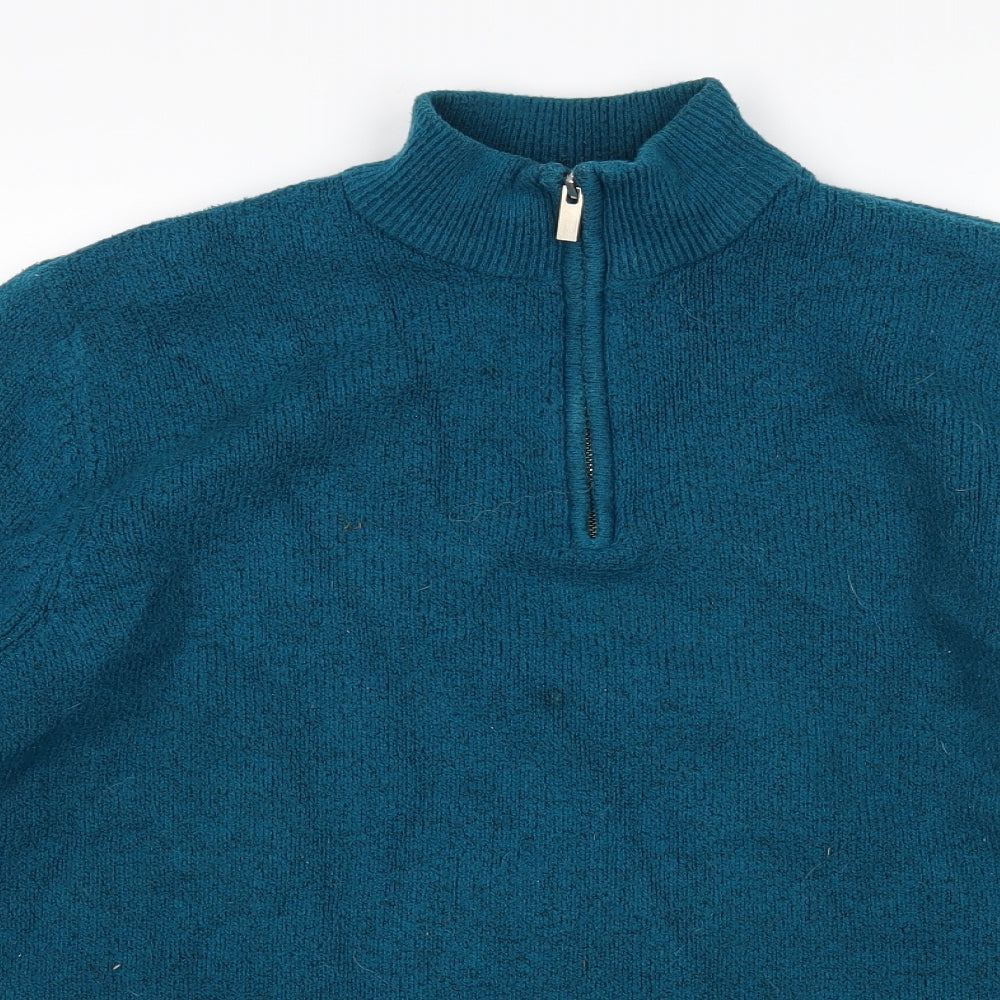 TU Mens Green   Pullover Sweatshirt Size L