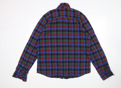Mens UK Size XL Chor Multicoloured  Button-Up Long Sleeve Casual Shirt