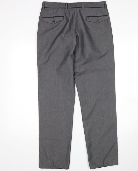 urton  Mens Grey   Trousers  Size 32 L30 in
