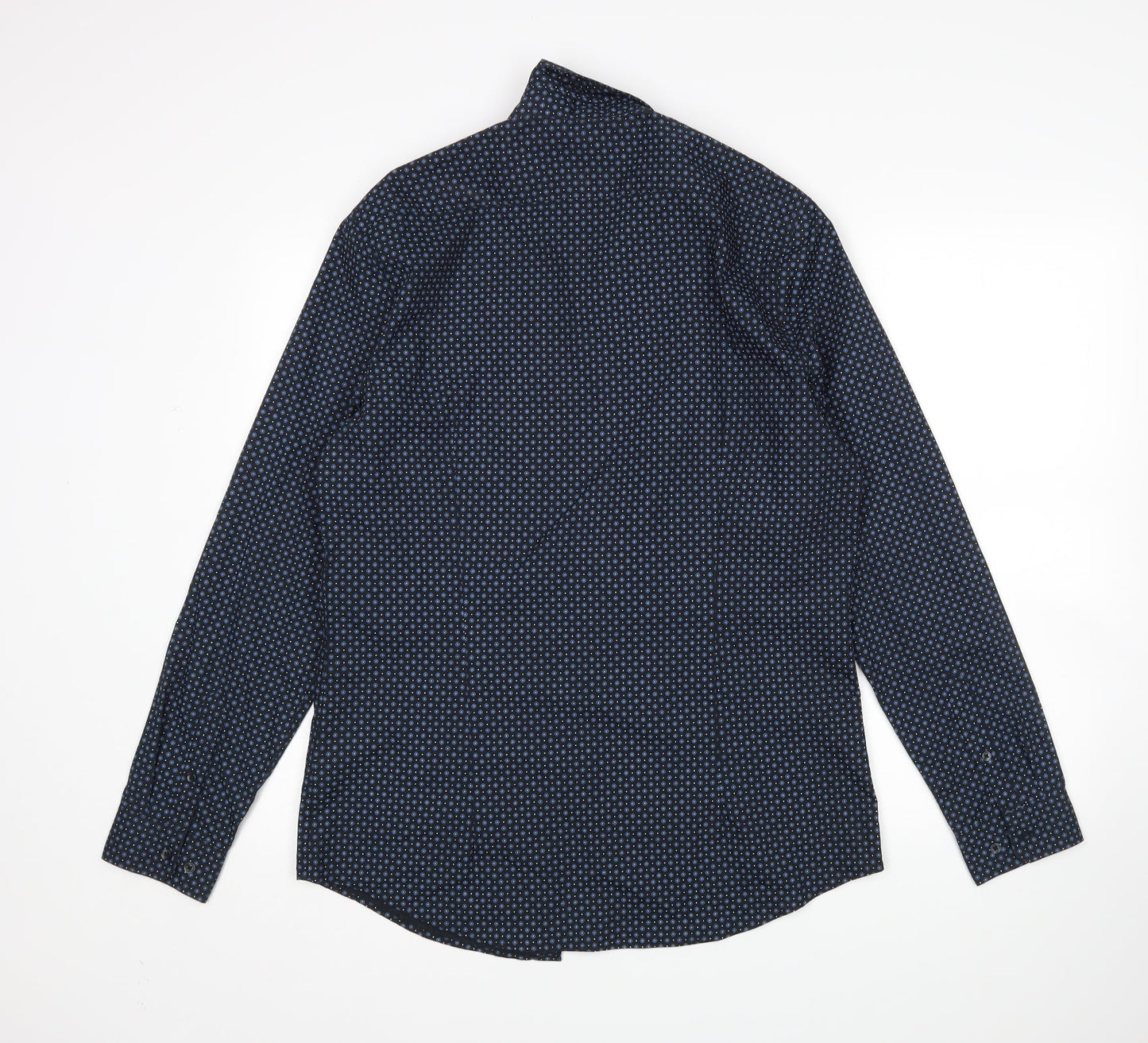 Mens UK Size M H&M Multicoloured  Button-Up Long Sleeve Casual Shirt