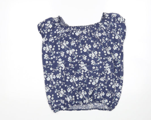 F&F Womens Multicoloured Floral  Basic T-Shirt Size 12