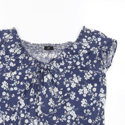 F&F Womens Multicoloured Floral  Basic T-Shirt Size 12